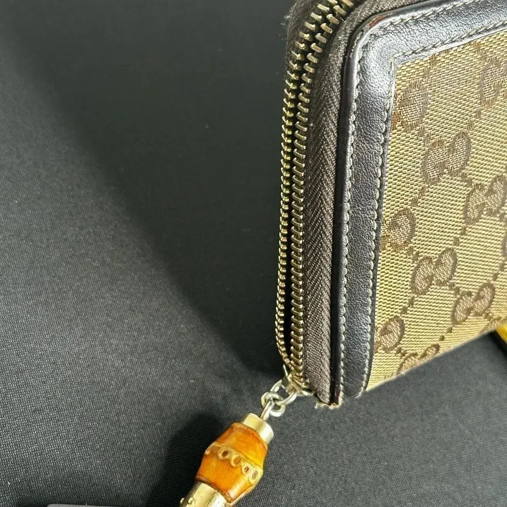 Gucci GG‎ Logo Canvas Long Wallet - Picture 3 of 10